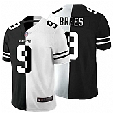 Nike Saints 9 Drew Brees Black And White Split Vapor Untouchable Limited Jersey Dyin,baseball caps,new era cap wholesale,wholesale hats